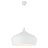 Polk 1lt Metal Pendant Light Brushed Metal
