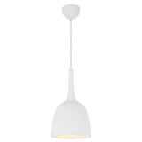 Polk 1lt Metal Pendant Light Brushed Metal