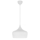 Polk 1lt Metal Pendant Light Brushed Metal
