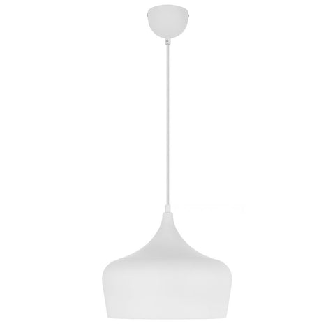 Polk 1lt Metal Pendant Light Brushed Metal