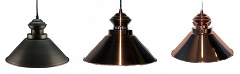 Toongabbie P1460 1lt Metal Shade Pendant Light