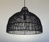 P2120 Rope Rattan Cane 1lt Cord Pendant Light