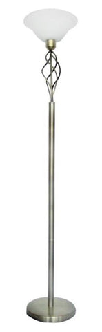 Nebraska FL012 Uplight Floor Lamp Alabaster