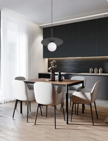 Round glass store ball pendant light