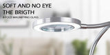 Magnifying Clamp Lamp with Flexible Gooseneck and USB Plug