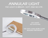 Magnifying Clamp Lamp with Flexible Gooseneck and USB Plug