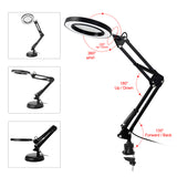 5X Magnifying LED Adjustable Desk Lamp USB