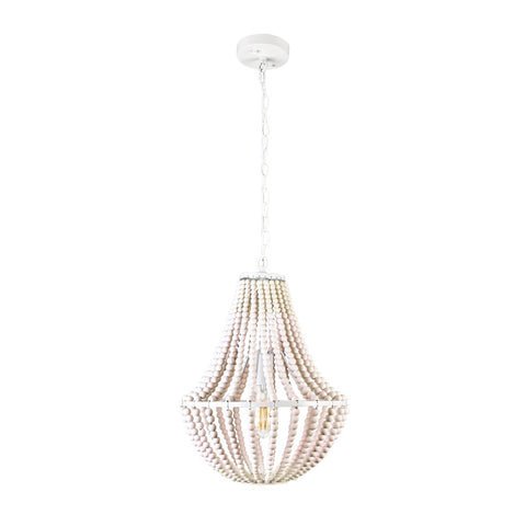 Willow Beaded Chandelier Basket Pendant Light