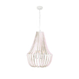 Willow Beaded Chandelier Basket Pendant Light