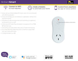 2 x Brilliant Smart Ireland Wifi Power Plug Switch with USB (TWIN PACK)