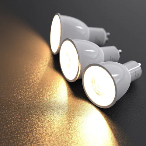 6w LED GU10 Globe CCT Tri Colour Roundabout Lighting