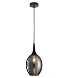 Brote 1lt Teardrop Glass Pendant Light