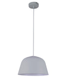 Pastel 1lt Metal Dome Pendant Light
