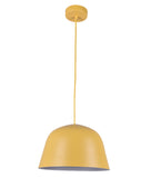 Pastel 1lt Metal Dome Pendant Light