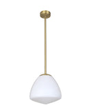 Ciotola 1lt Tipped Dome Opal Matt Frost Glass Pendant Light