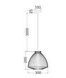 Manu Wire 1lt Pendant Light