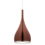 Aero 1lt Metal Tulip Shaped Pendant Light
