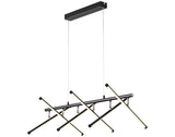 Metrix LED Pendant Light Adjustable Bar Matt Black/Warm White