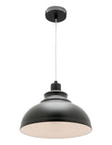 Risto 1lt Metal Shade Pendant Light