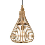 Amsfield 1lt Bell Basket Pendant Light Natural