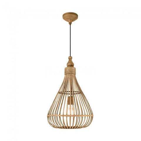 Amsfield 1lt Bell Basket Pendant Light Natural