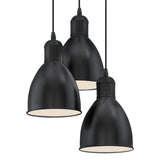 Priddy Metal Pendant Light Matt Black