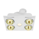 Heatflow 4 Heat Bathroom 3in1 Light/Heat/Exhaust Fan