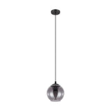 Ariscani Smoke Glass Pendant Light Black
