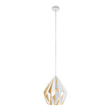 Carlton 1 310mm Geometric Metal Cut Out 1lt Pendant Light