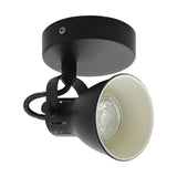 Seras 2 LED GU10 Dimmable Adjustable Spotlight Matt Black