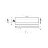 Barline LED Linea Tricolour Exterior Wall Light