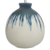 Candy Ceramic Table Lamp with White Drum Shade