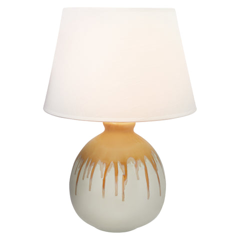 Candy Ceramic Table Lamp with White Drum Shade