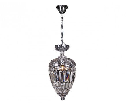 Mozart Crystal Basket Chandelier Chrome/Clear