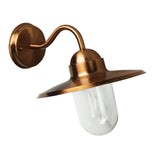 Alley Metal Wall Exterior Light with Clear Glass