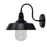 Hudson Metal Wall Exterior Barn Light with Clear Glass