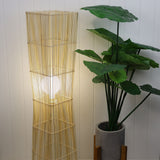 Jambi 1lt Natural Cane Floor Lamp