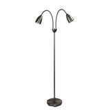 Stan 2lt Adjustable Metal Reading Floor Lamp