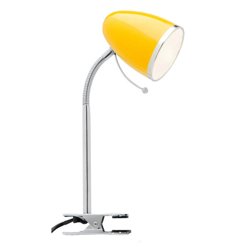 Sara Clip On Metal Clamp Adjustable Reading Lamp Roundabout Lighting