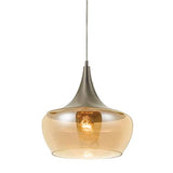 Landy 30 1lt Glass Metal Cord Pendant Light