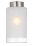 Fila DIY Frost Clear/Frost Glass Batten Fix Ceiling Light Nickel
