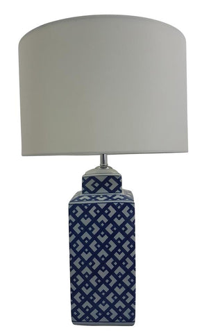 Toongabbie TL1843 Square Hampton's Table Lamp and Shade