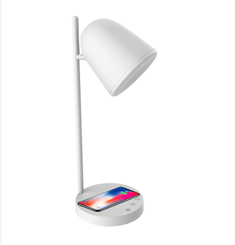 TL9150 Adjustable CCT Dimmable LED Reading Table Lamp with wireless QI Phone Charging