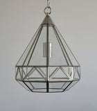 Toongabbie P2007 1lt Diamond Glass Pendant Light