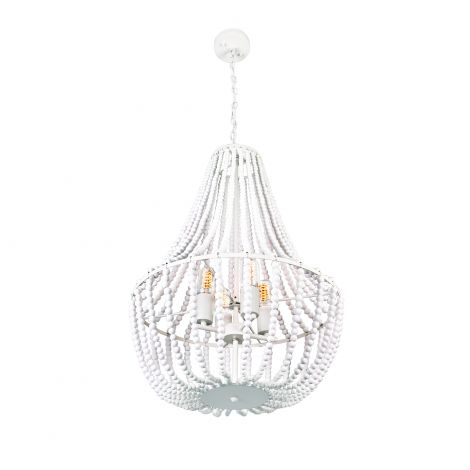 Small beaded shop chandelier